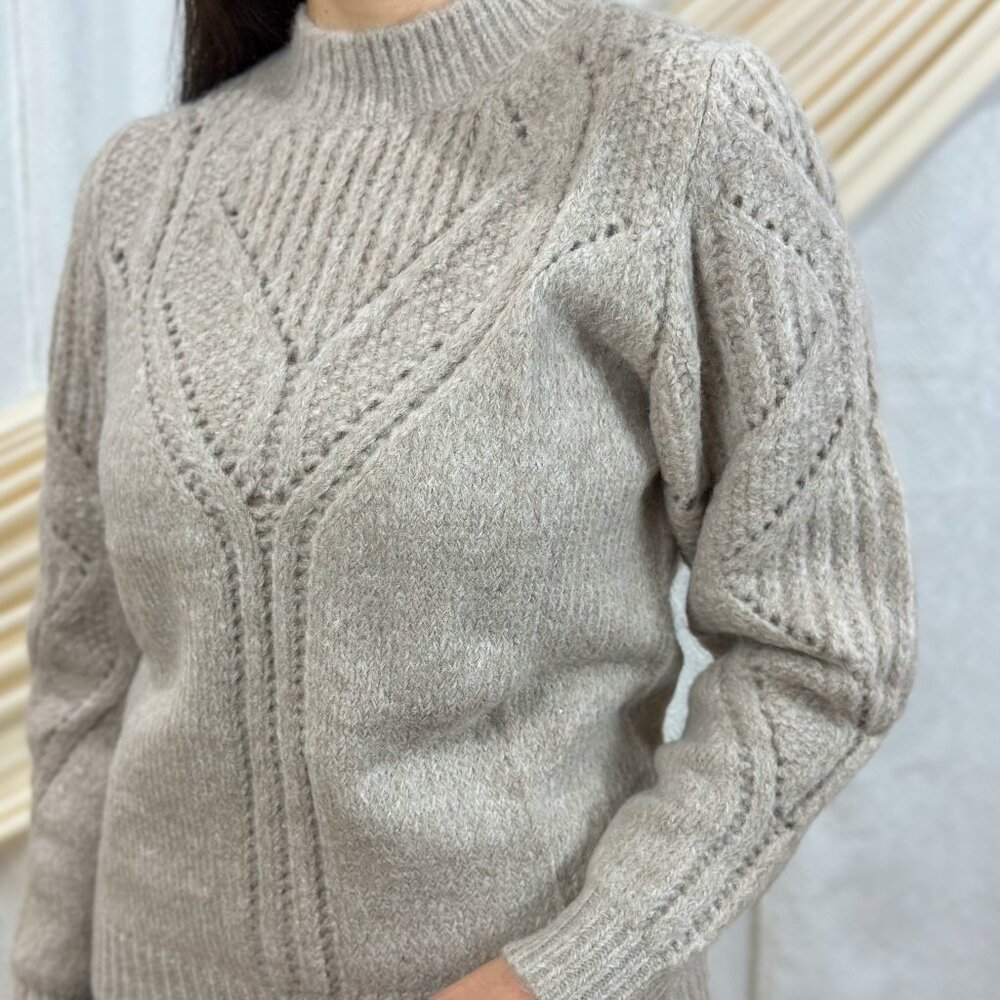 Open Work Sweater - Picture 2 of 3